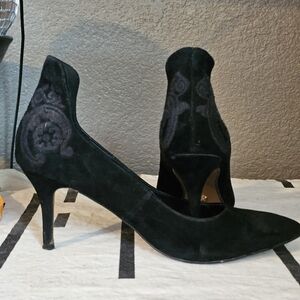 Nanette Lepore Black Suede Heel
